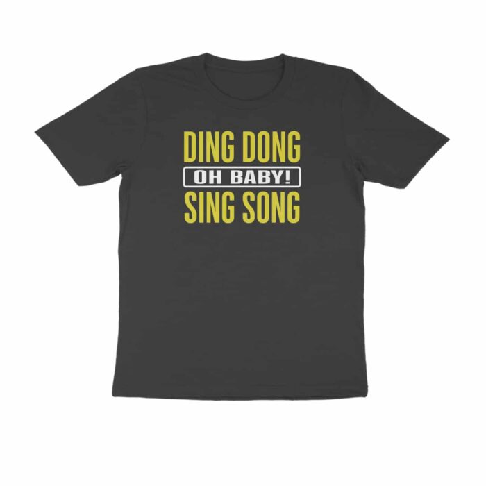 Ding Dong Yellow, Hindi Quotes and Slogan T-Shirt
