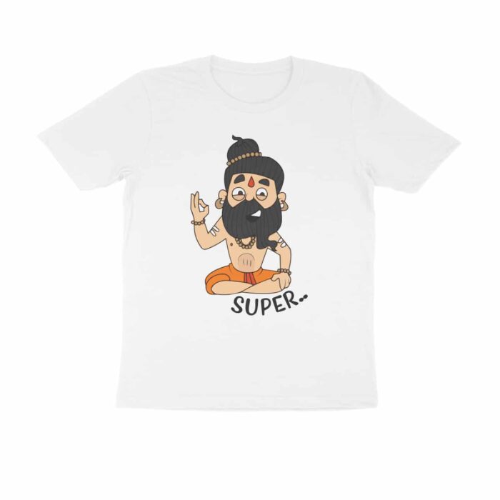 Baba Super, Hindi Quotes and Slogan T-Shirt