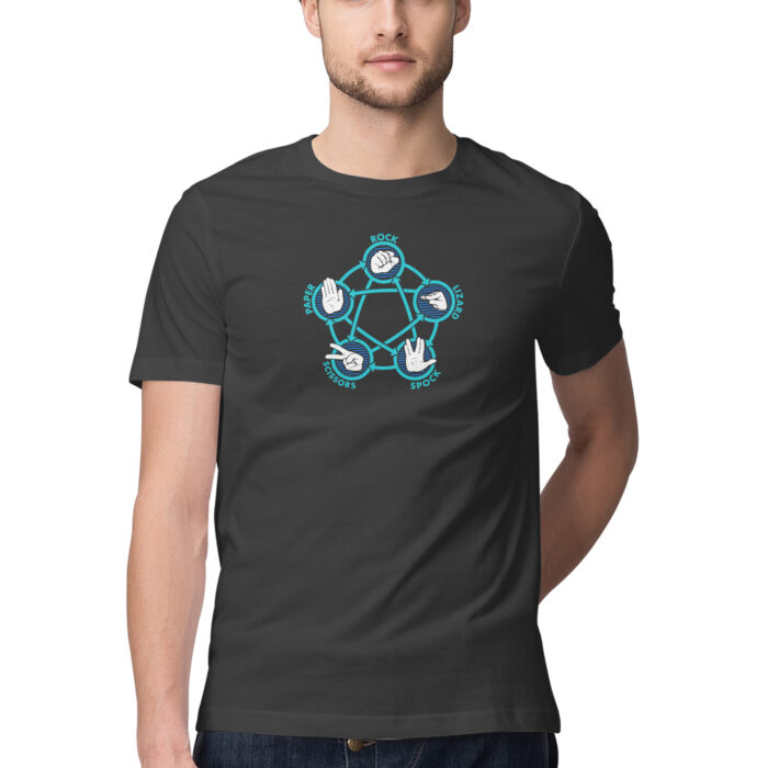 ROCK PAPER SCISSOR LIZARD SPOCK, Funny T-shirt quotes and sayings