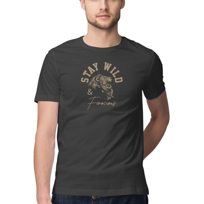 STAY WILD LION, Funny T-shirt quotes and sayings