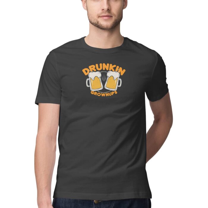 DRUNKIN GROWNUPS, Funny T-shirt quotes and sayings