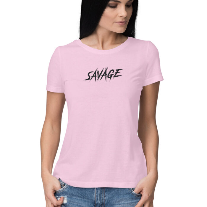 SAVAGE GRUNGED, Funny T-shirt quotes and sayings