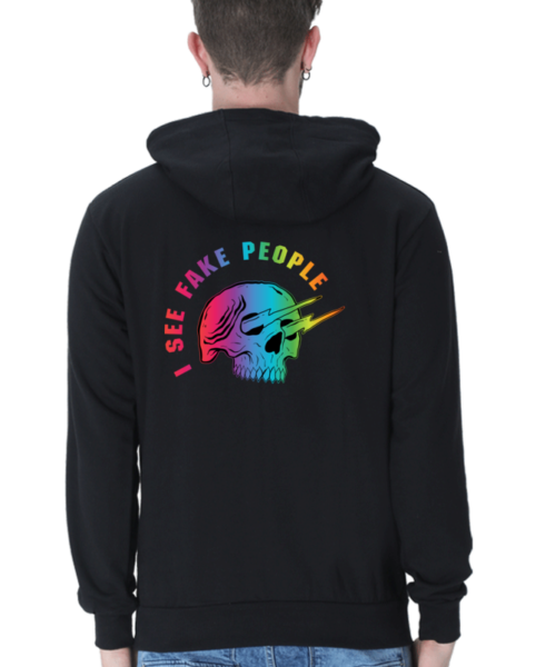 ⚡️ I See Fake People: A Bold and Insightful Hoodie for Men in India 👁️‍🗨️  - Manmarzee